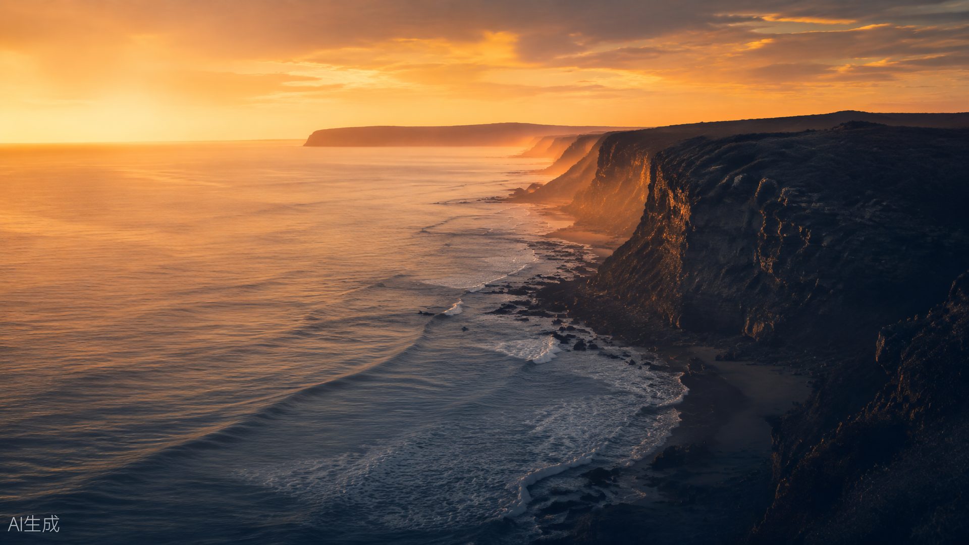 A lone surfer walking into golden dawn surf on an Australian beach — the everyday that waits on the other side of a visa